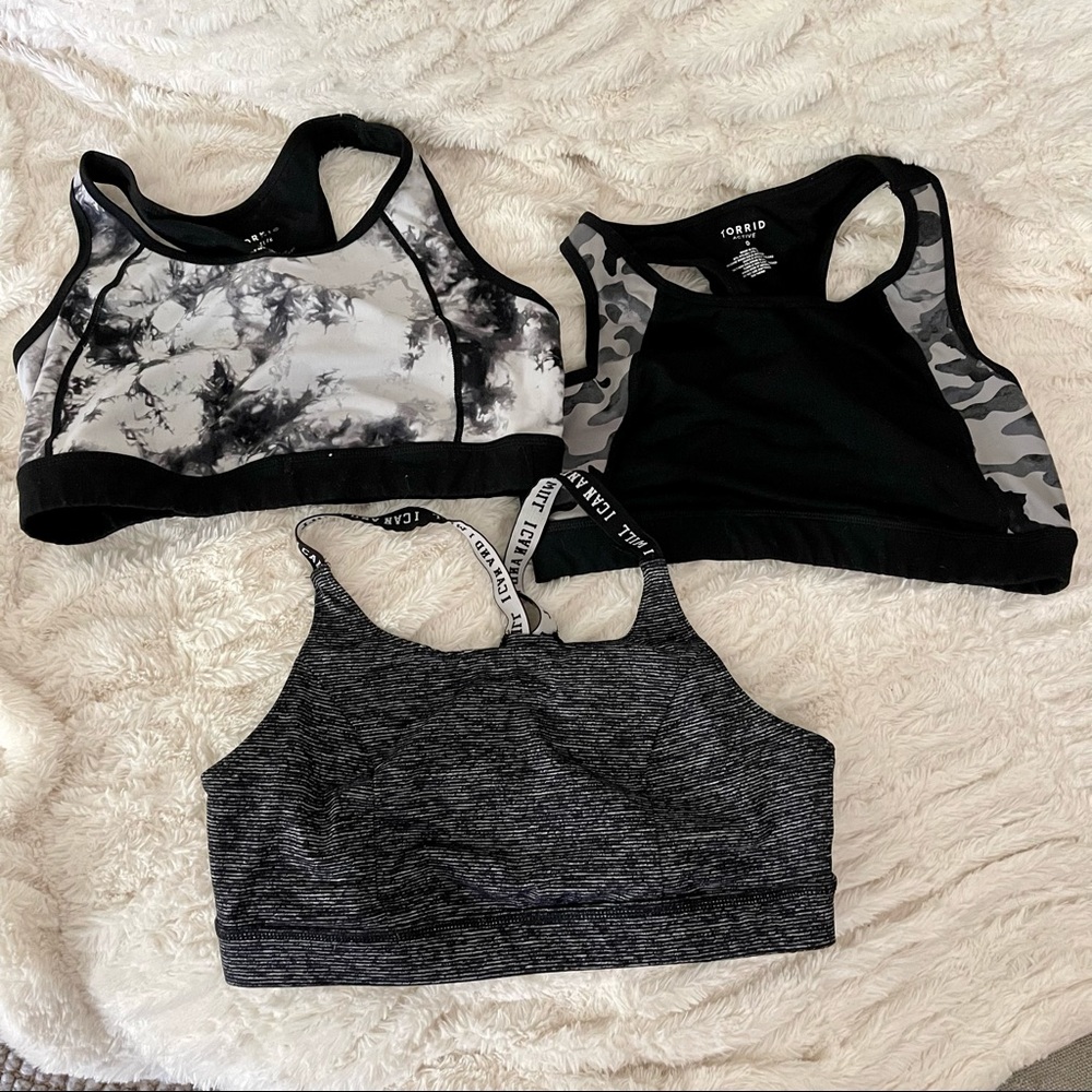 TORRID // 3 sport bra bundle